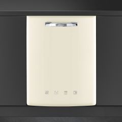Smeg DIFABCR 60cm 50s style Built-in Dishwasher Cream