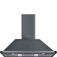 Smeg KT100GRE 100cm Victoria Chimney Hood Slate Grey