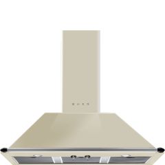 Smeg KT100PE 100cm Victoria Chimney Hood Cream