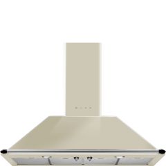 Smeg KT110PE 110cm Victoria Chimney Hood Cream