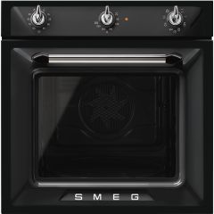 Smeg SF6905N1 60cm Victoria Single Oven in Black