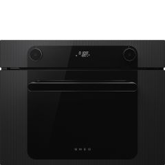 Smeg SO4201M1BI 45cm Musa Combi Microwave in Black