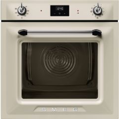 Smeg SOP6900TP 60cm Victoria Pyrolytic Single Oven Cream
