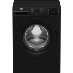 Beko BMN3WT3841B 8kg 1400 Spin Washing Machine - Black