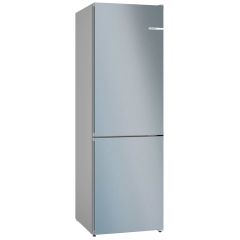 Bosch KGN362LDFG 186x60 NoFrost fridge freezer, VitaFresh, Chiller drawer, LED light, metal bottle r