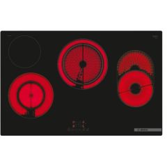 Bosch PKH811BB1D 80cm, 4 zones, 1 RoasterZone, 2 extendable zones, 17 power levels, Touch control, F