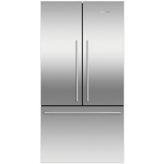 Fisher And Paykel RF610ADX6 Fridge Freezer French Door 900mm, Designer Handle, Stainless Steel, WiFi