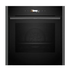 Neff B54CR31G0B Electronic, 3.7" Full Touch TFT Display, Circotherm, 14 functions, Rotating handle,
