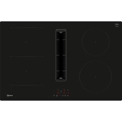 Neff V58NBS1L0 80cm Venting Hob, Touch Control, 4 x zones, 1 Combi zone + Ventilation, Auto-On fan, 