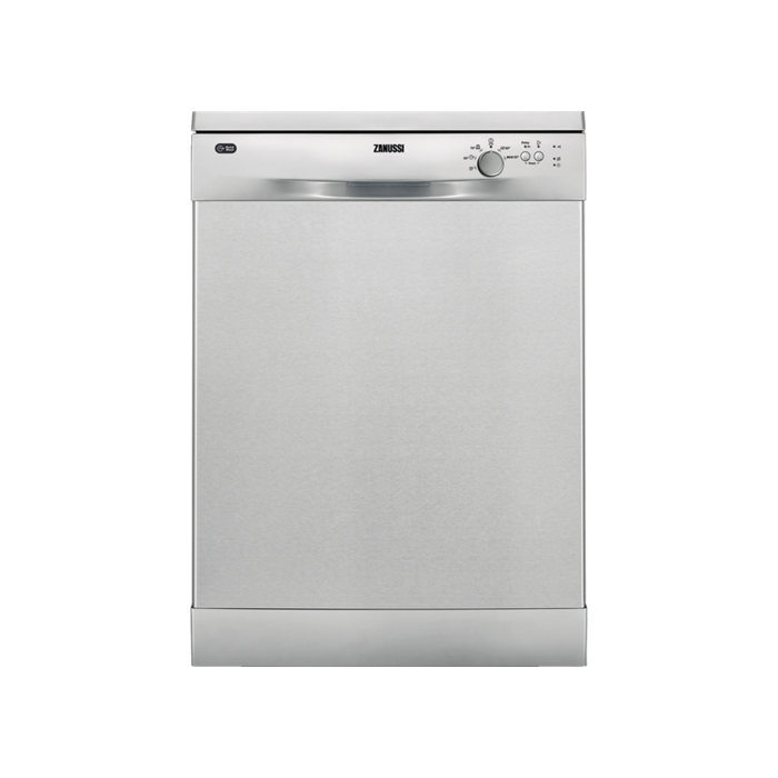 Zanussi ZDF22002XA FS 60cm dishwasher 13ps F 49dba 5 prog basic control AirDry Steel